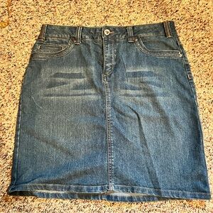 Sonoma Blue Denim Modern Skirt 10